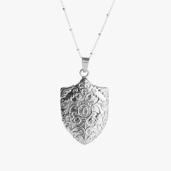 Silver Columbia Gates Necklace
