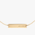 Penn State We Are Horizontal Necklace Cavan Gold Close Up