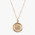 Gold Vermeil 14K Gold Dartmouth Crest Sunburst Necklace