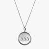 Silver Delta Delta Delta Sunburst Letters Necklace