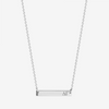 Delta Gamma Horizontal Bar Necklace in Sterling Silver