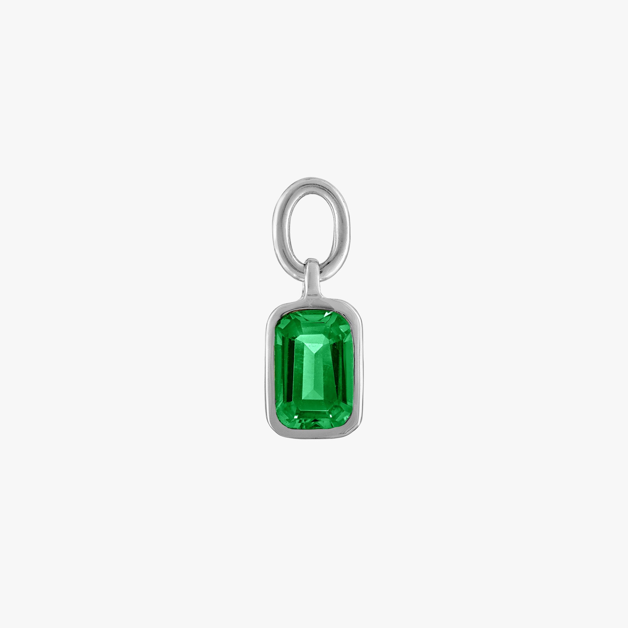 Emerald deals pendant earrings