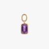 Amethyst Earring Charm