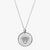 ECU Seal Florentine Necklace Petite Sterling Silver