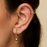 Citrine Earring Charm on figure