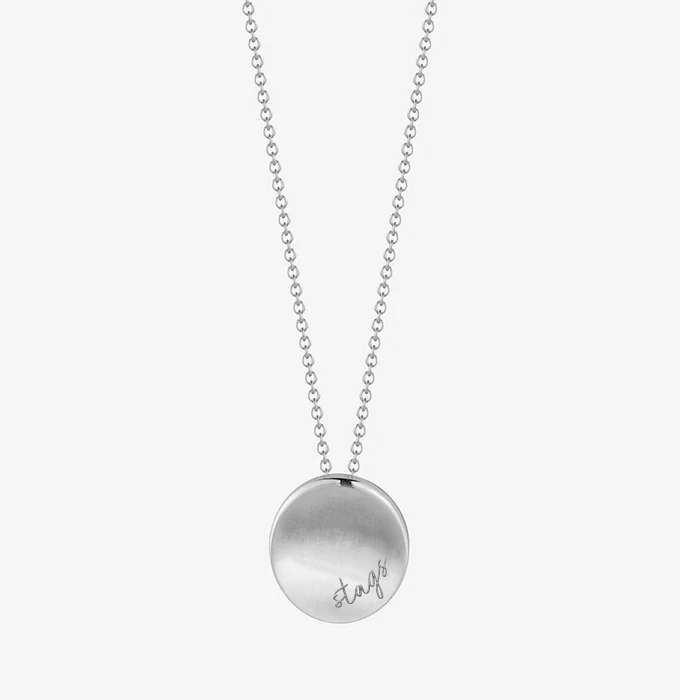 Fairfield Stags Necklace Sterling Silver