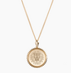 Gold Vermeil 14K Gold Fairfield University Crest Sunburst Necklace