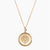 Gold Vermeil 14K Gold Fordham University Sunburst Necklace