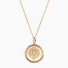 Gold Vermeil 14K Gold Fordham University Sunburst Necklace
