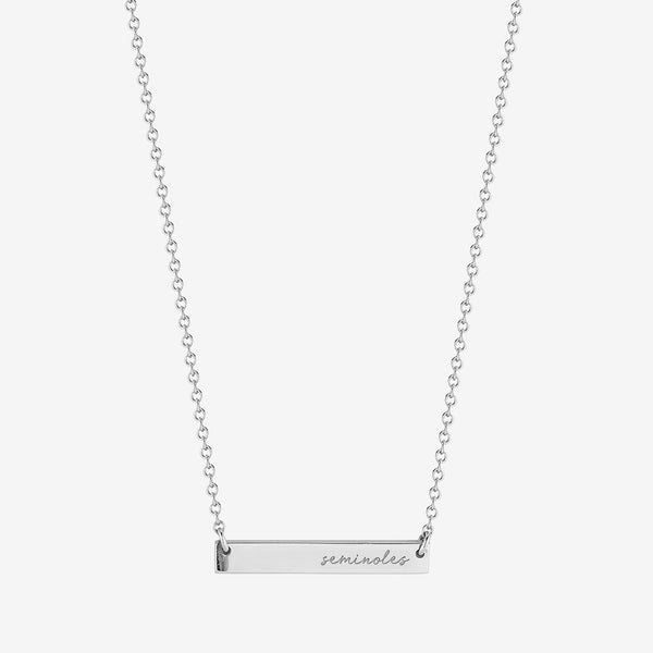 FSU Horizontal Bar Necklace