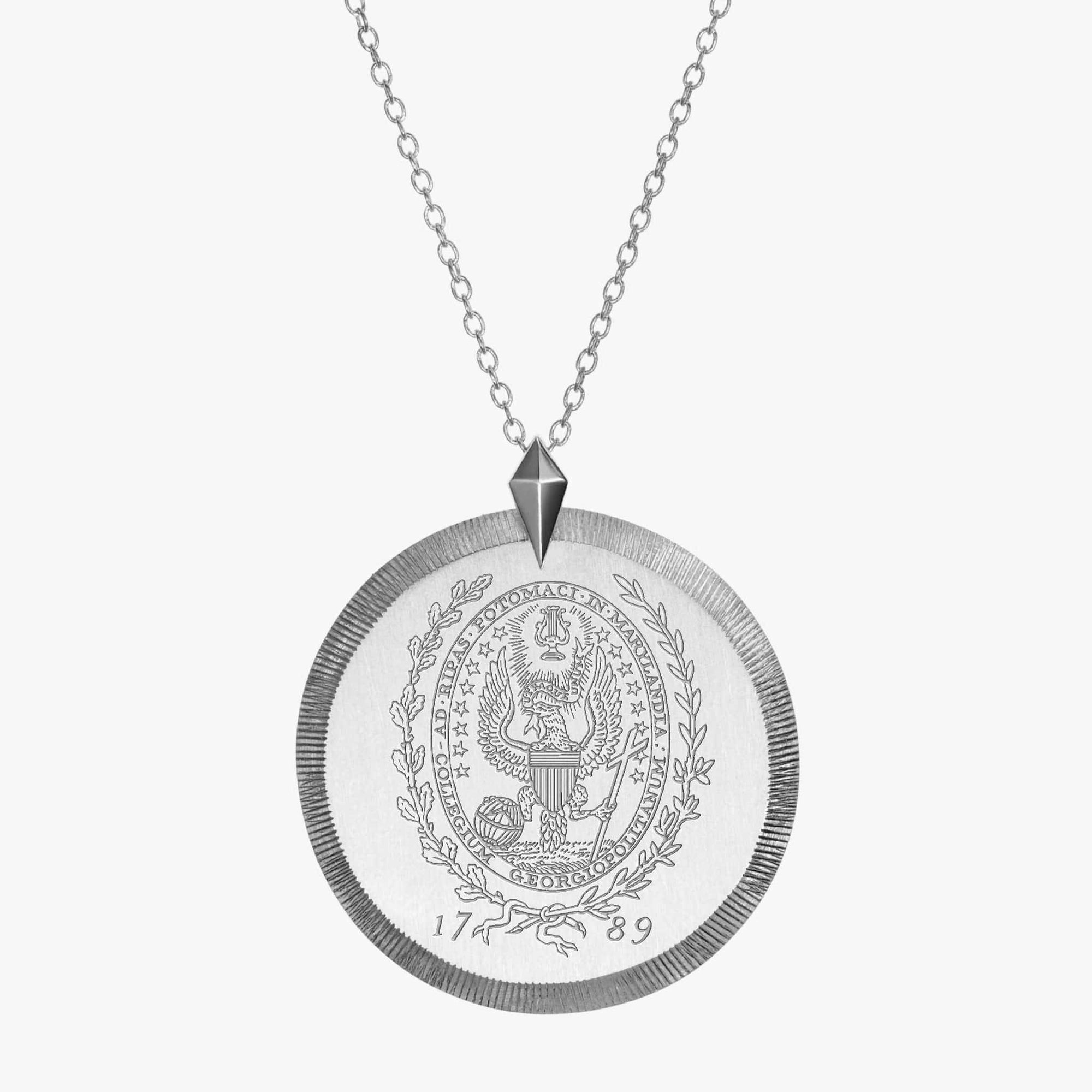 Georgetown Florentine Necklace Sterling Silver