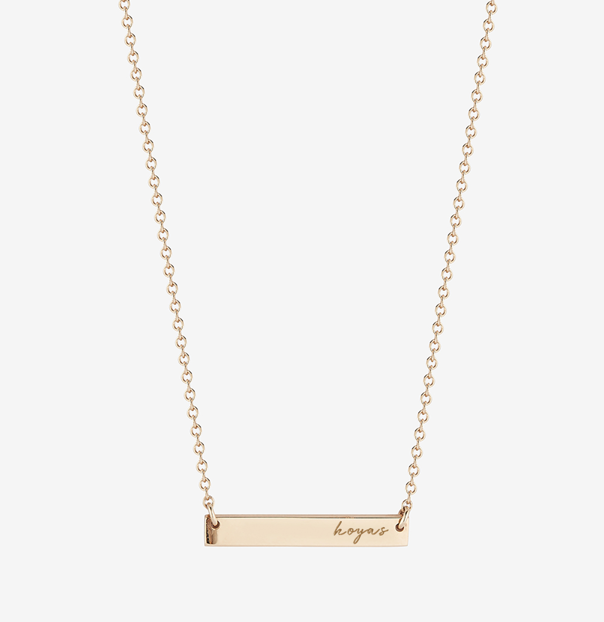 Georgetown Hoyas Horizontal Bar Necklace