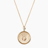 Gold GW Sunburst Necklace
