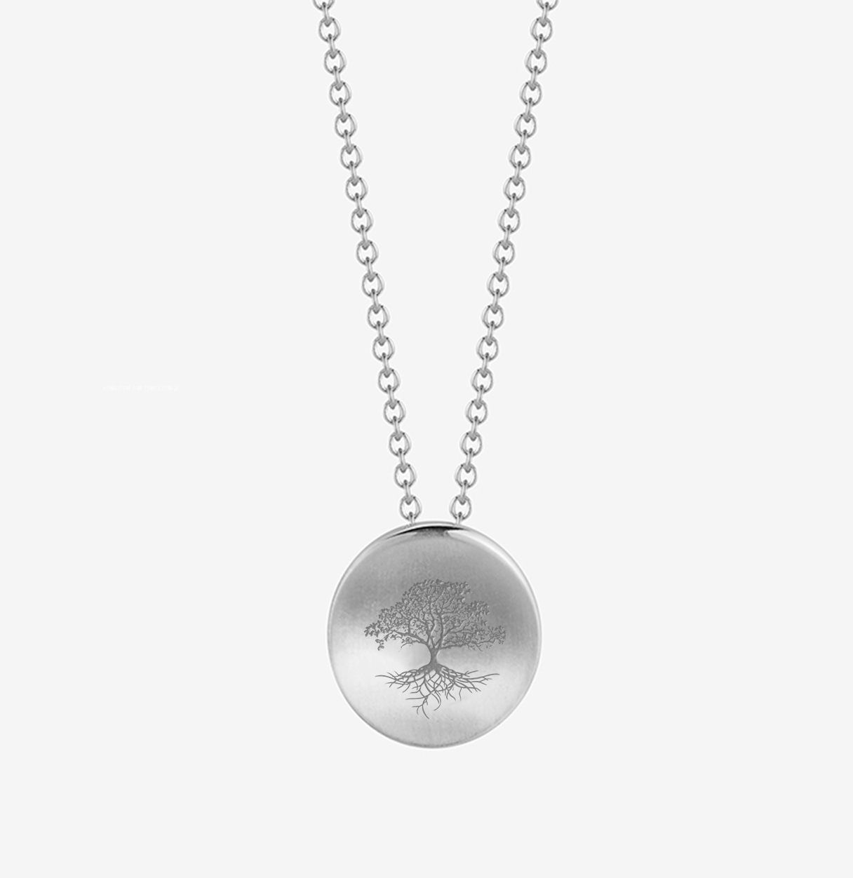 I Grow Strong Again - Silver Wax Seal Necklace With Oak Tree – RQP Studio