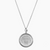 Harvard Crest Silver Sunburst Necklace