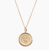 Harvard Crest Gold Sunburst Necklace