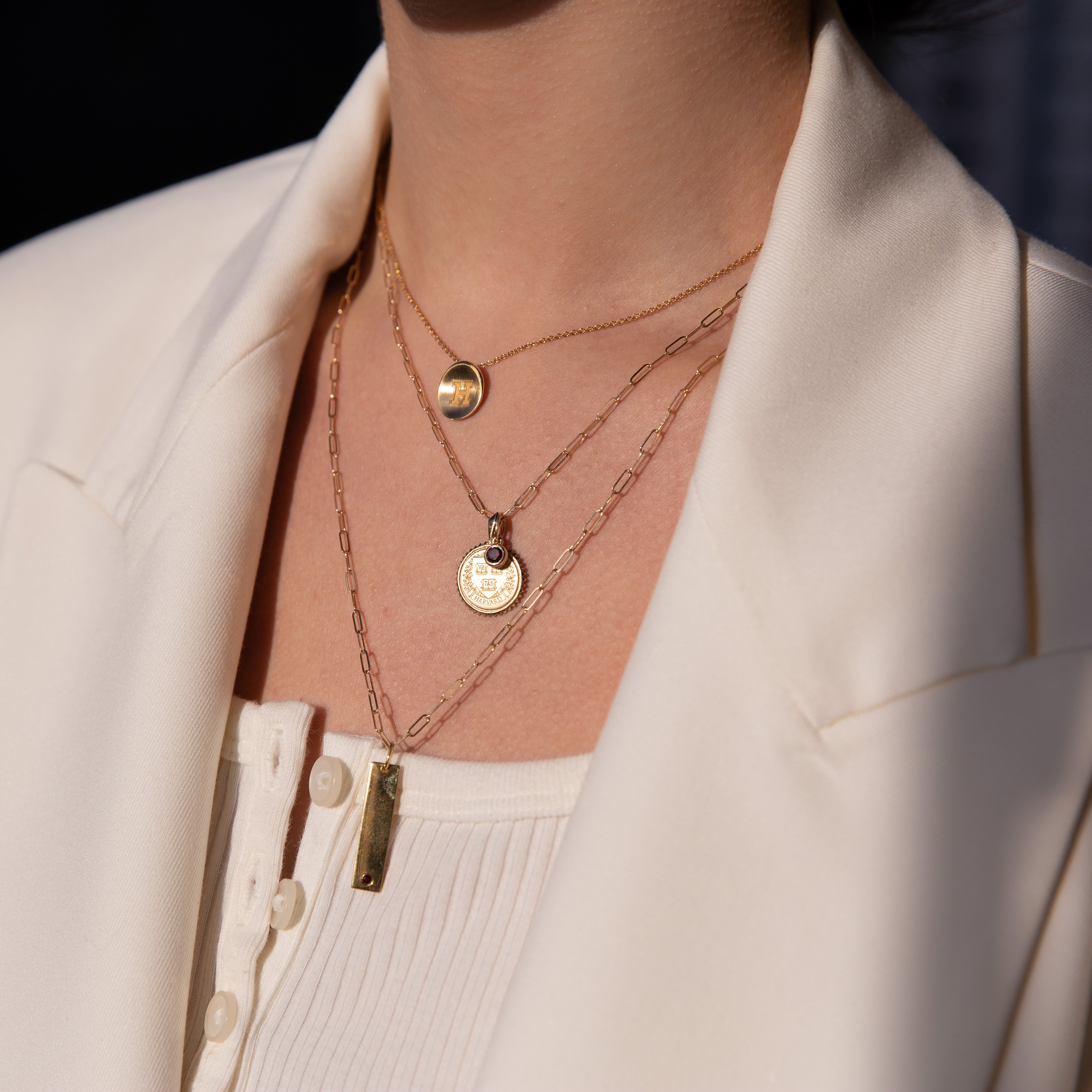 Gold Initial Necklace – Styled By Josh