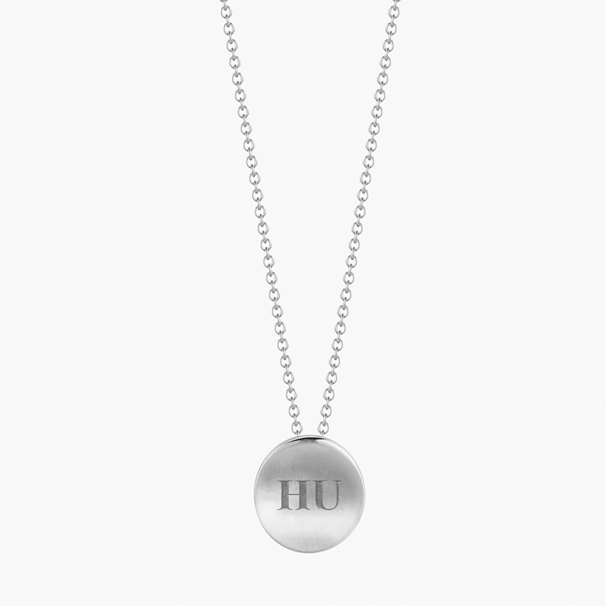 Howard HU Organic Petite Necklace in Sterling Silver