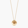 Holy Cross HC Organic Petite Necklace in Cavan Gold and 14K Gold