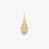 Diamond Hamsa Charm