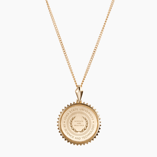 Iowa State Sunburst Pendant