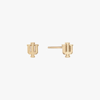 Indiana IU Stud Earring