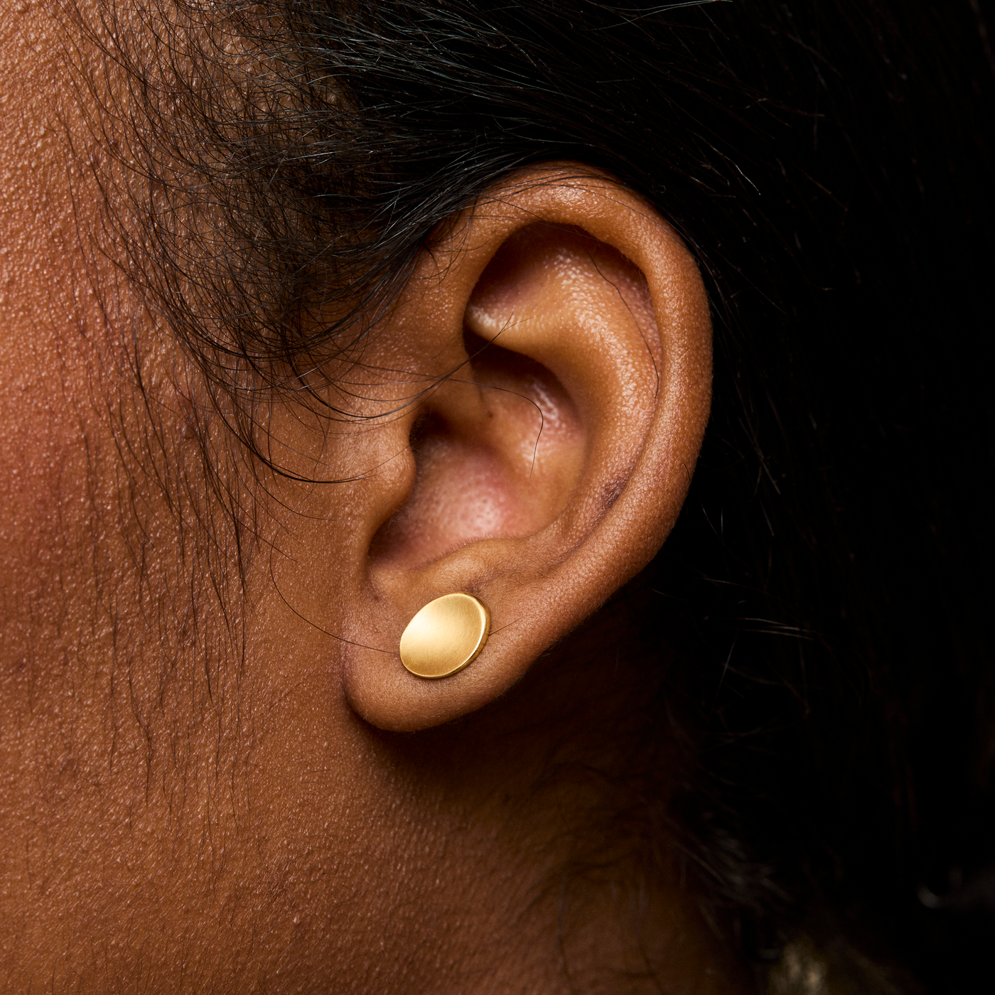 Organic Stud Earring
