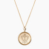 Gold Kappa Kappa Gamma Sunburst Crest Necklace