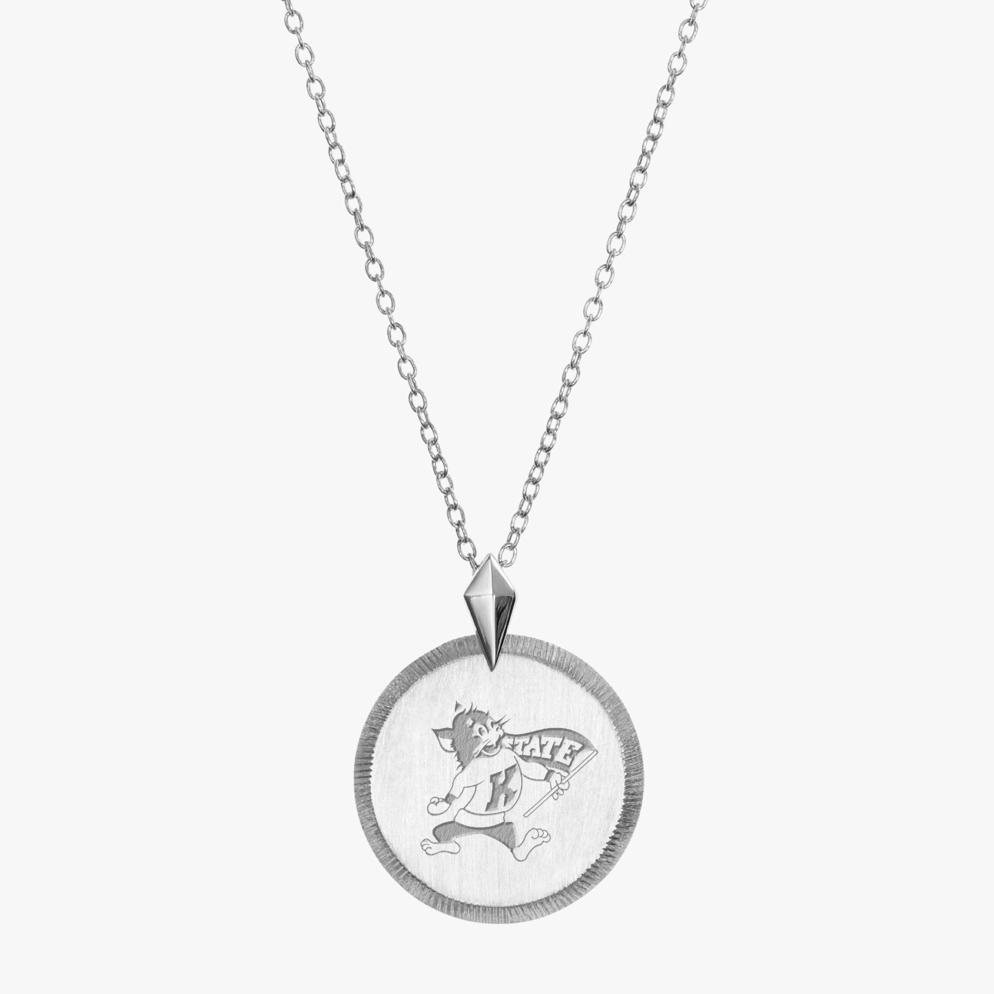 Kansas State Florentine Pendant Petite