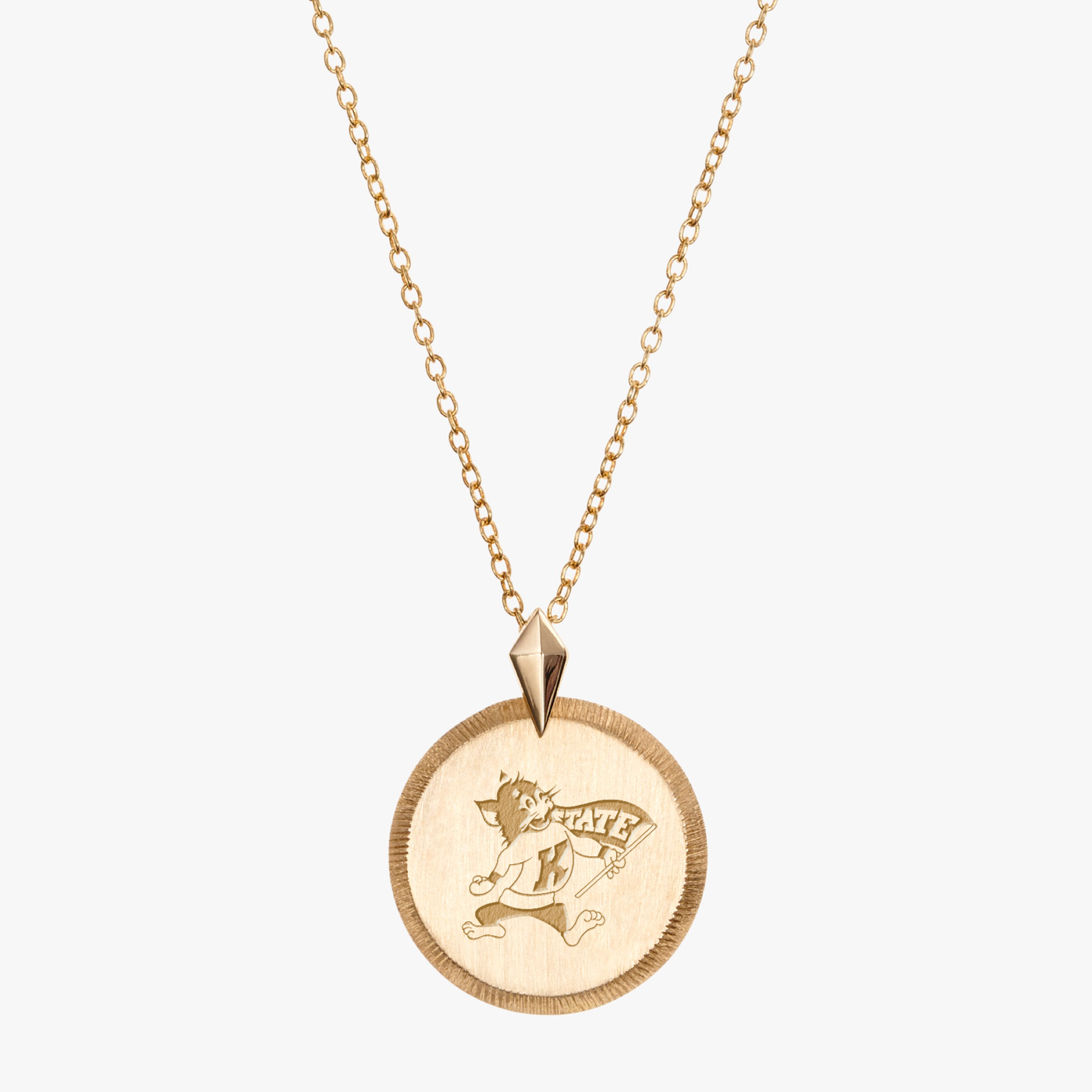Kansas State Florentine Pendant Petite