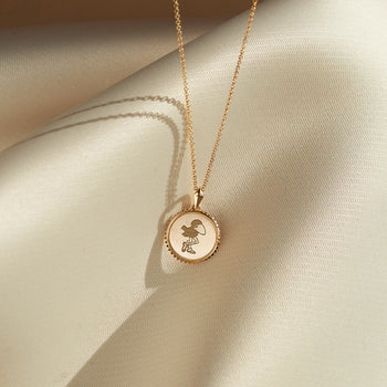 Kansas Vintage Jayhawk Sunburst Pendant