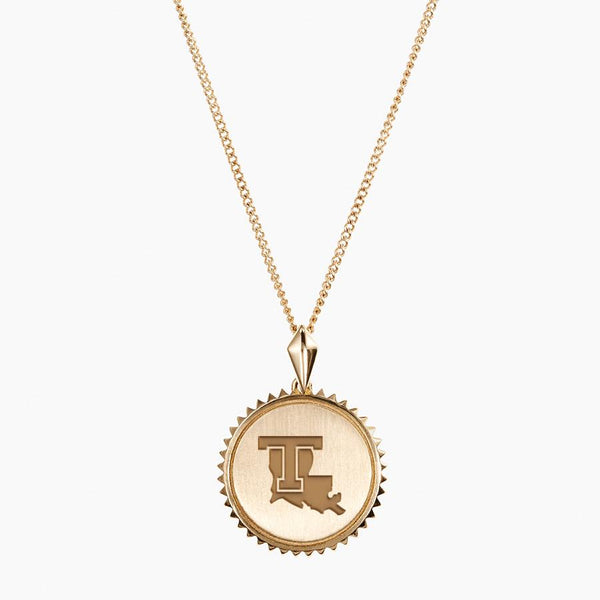 Gold LA Tech Sunburst Necklace
