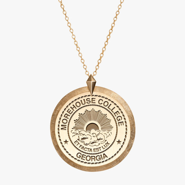 Gold Morehouse College Florentine Necklace