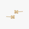 Michigan M Stud Earring