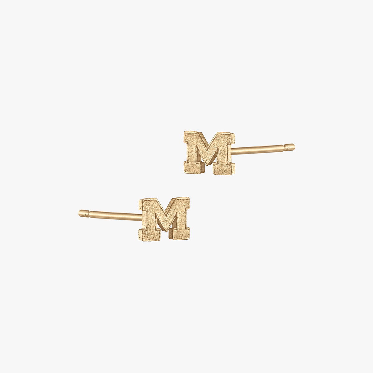 Michigan Logo Stud Earrings
