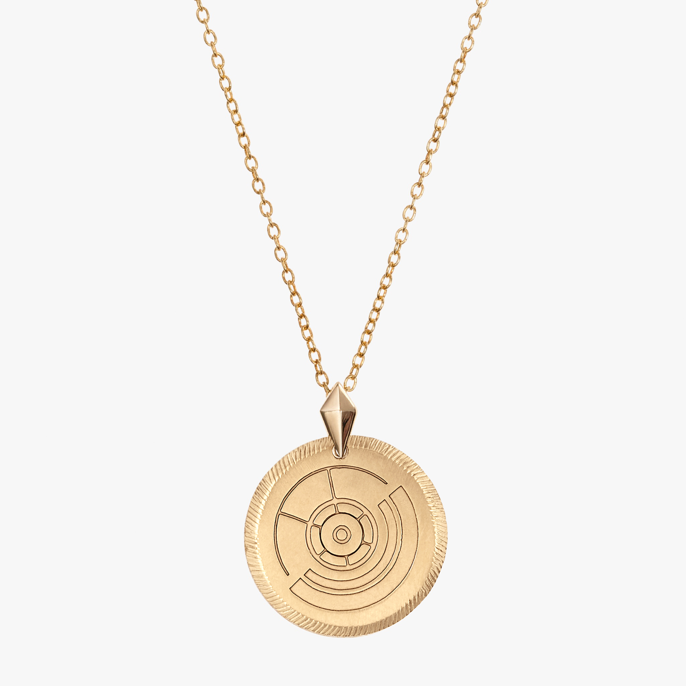Limited Edition: Mizzou Speaker Circle Florentine Pendant