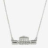 Silver Ole Miss Lyceum Necklace