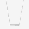 Mizzou Horizontal Bar Necklace Sterling Silver