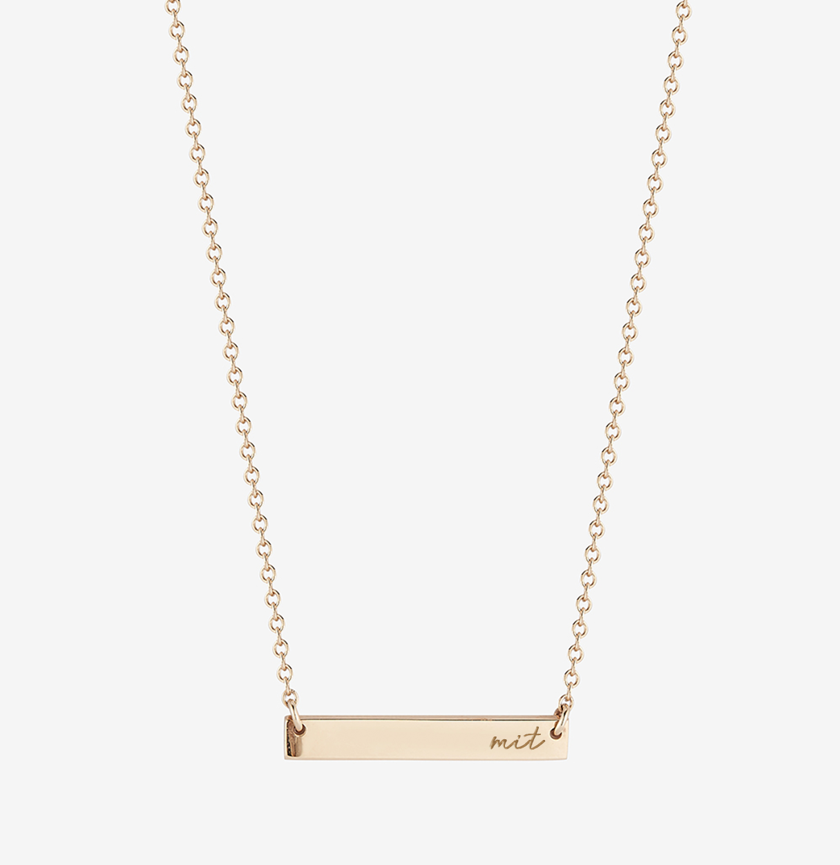 MIT Horizontal Bar Necklace