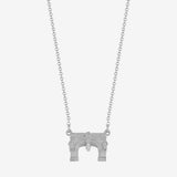 Miami Upham Arch Necklace Sterling Silver
