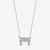 Miami Upham Arch Necklace Sterling Silver