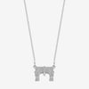 Miami Upham Arch Necklace Sterling Silver