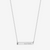 Mississippi State Hail State Horizontal Bar Necklace