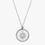 Navy Florentine Necklace Petite Sterling Silver