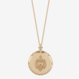 Naval Academy Crest 7-Point Diamond Pendant