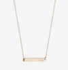 Navy Horizontal Bar Necklace