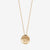 Notre Dame ND Organic Petite Necklace Gold