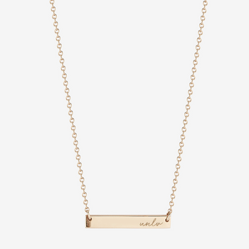 Nevada UNLV Horizontal Bar Necklace