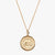 Gold NYU Sunburst Necklace