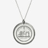 Silver NYU Florentine Necklace